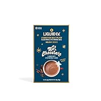 Vista 3 de Liquid I.V. Multiplicador de hidratación Chocolate caliente Bebida en polvo de electrolitos de edición limitada Paquete de 2 (12 porciones)