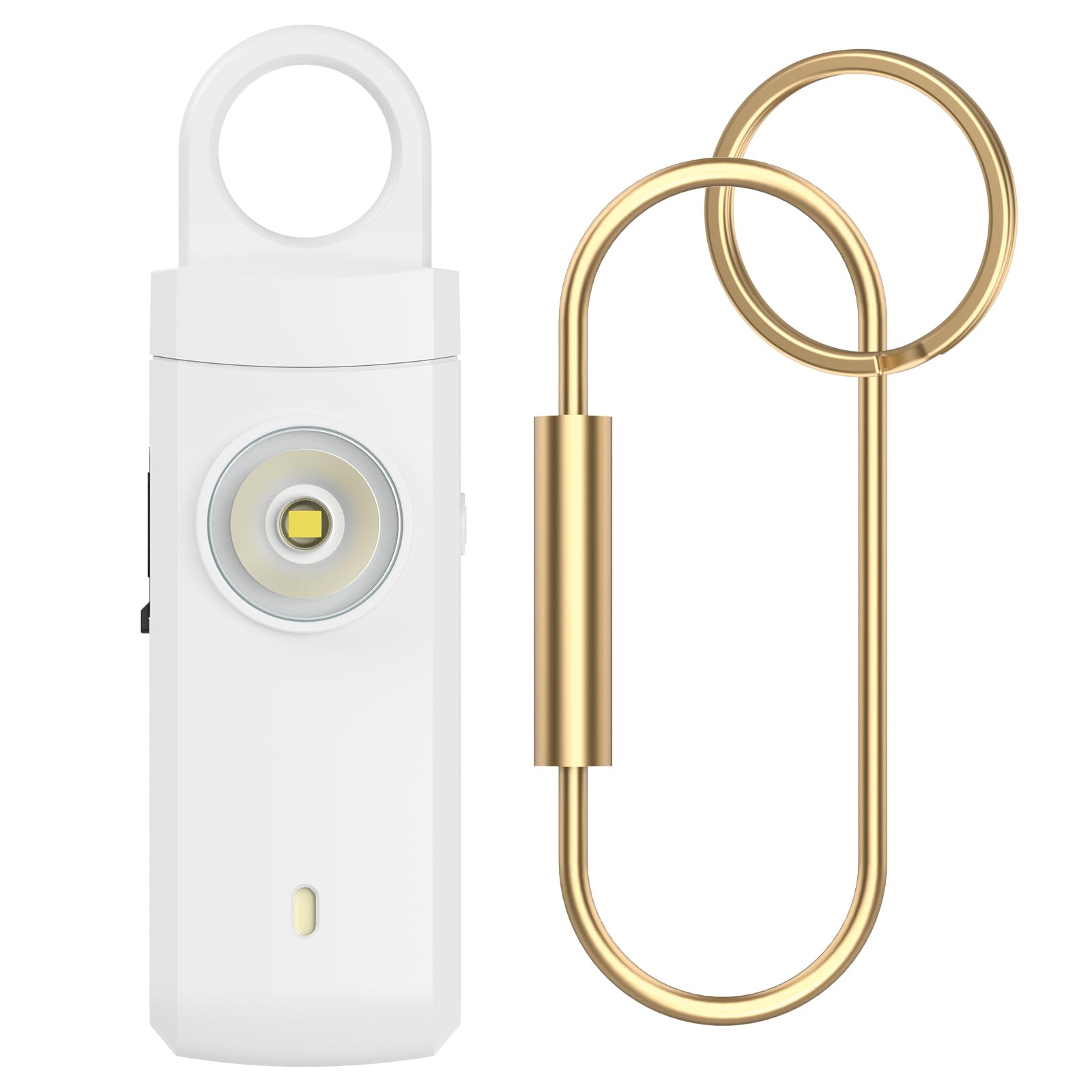 Alarma personal recargable para mujeres, regalos de cumpleaños de Navidad para mujeres, hijas, estudiantes universitarias, adolescentes, ancianos, niños, alarma de sirena, llavero de