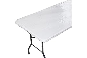 Elegant Vinyl Tablecloth for Dining Table with Bench