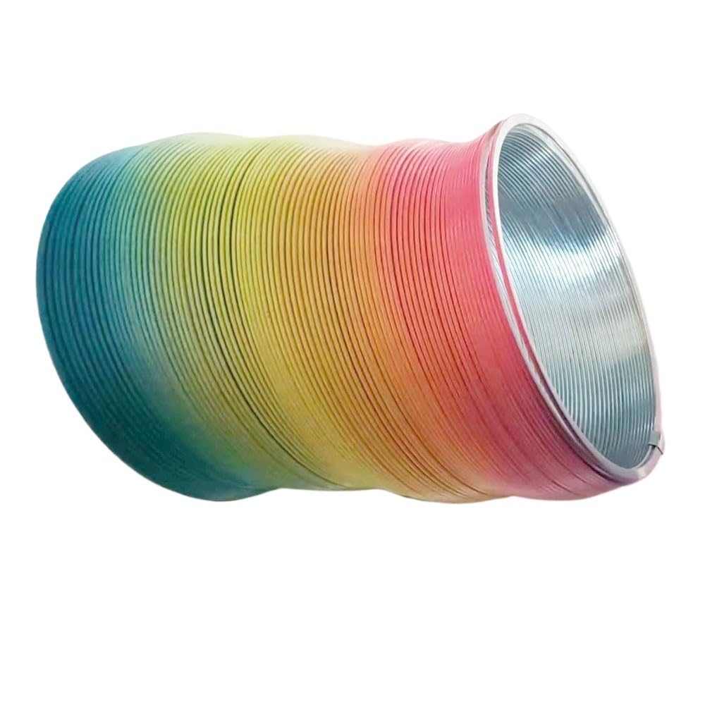 Color Giant Magic Metal Slinkys Spring Big Classic Originals Walking Steel Slinky Spring 66x60mm