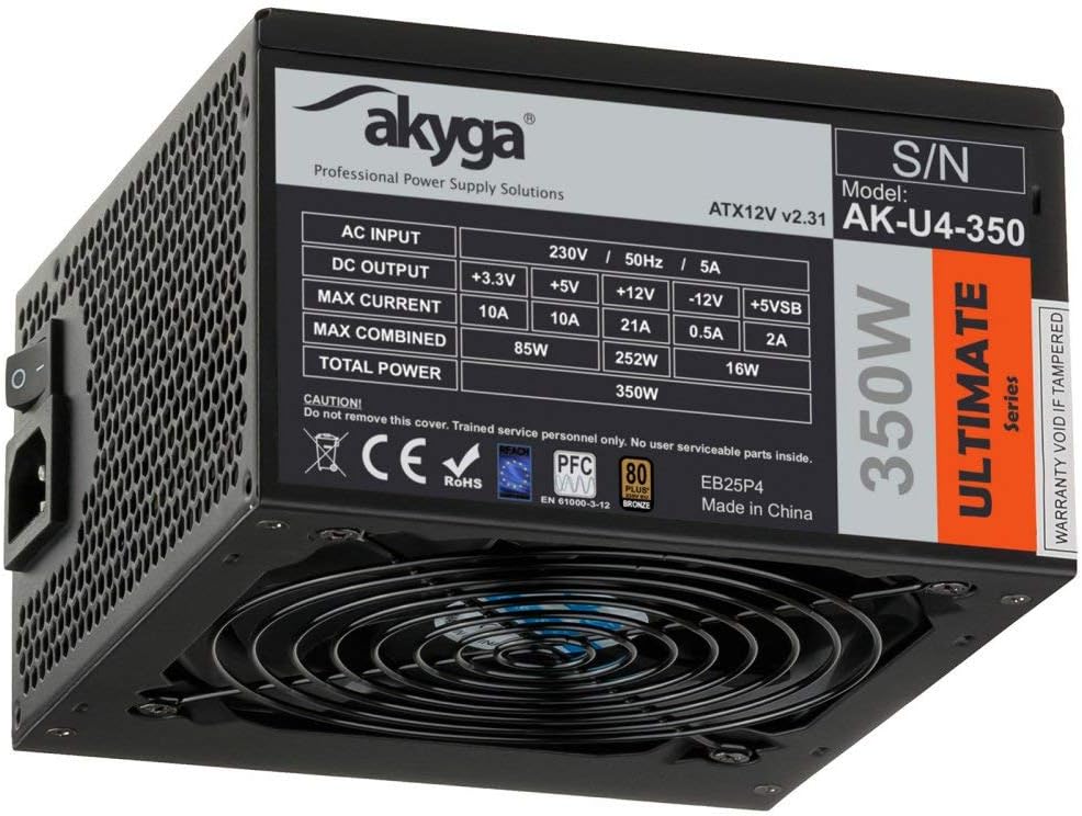 650 Watt Super Silent Netzteil Mit 120mm Lüfter MSI MAG A650BN Netzteil, EU-Stecker - 650W, 80 Plus Bronze zertifiziert