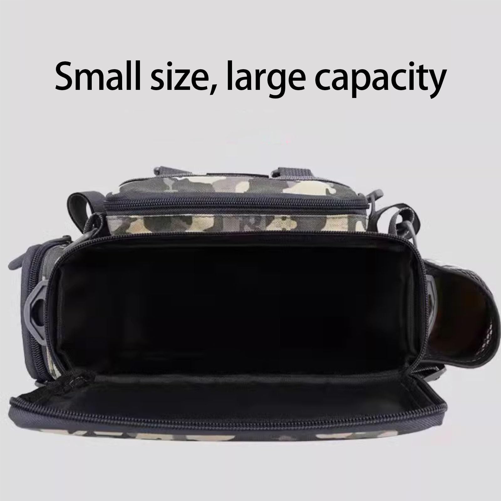 Borsa per Attrezzatura da Pesca Zaini Impermeabilizza Multitasche Borsa per Attrezzi da Pesca Borse capacità Trasporto duraturo a Spalla Singola