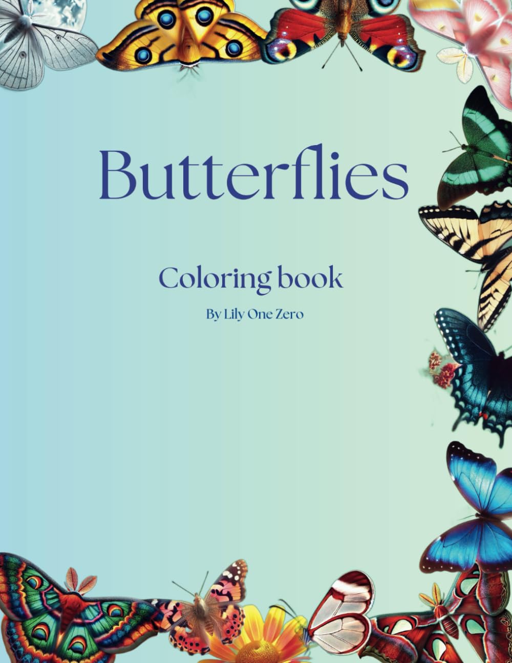 Butterflies: Coloring Book for Adults (Nature - Coloring Books for Adults)