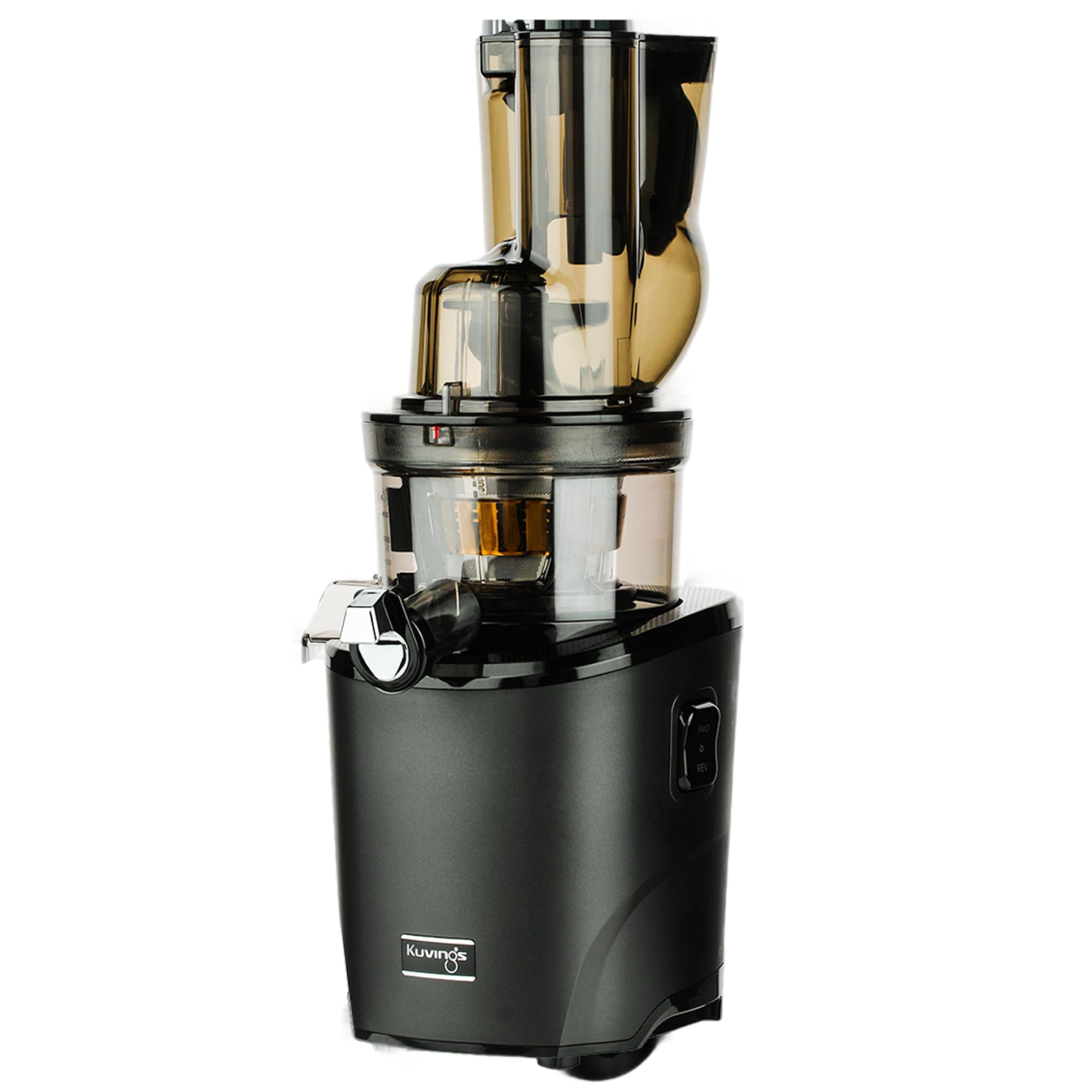 Kuvings - Entsafter REVO830 – Doppelmund, automatisches Schneidesystem – Schwarz
