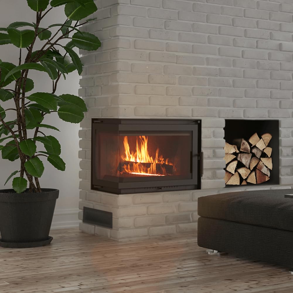 KRATKI Gusseisen Kamin 8kW Simple Kamineinsatz BImSchV Stufe 2, Eco-Design