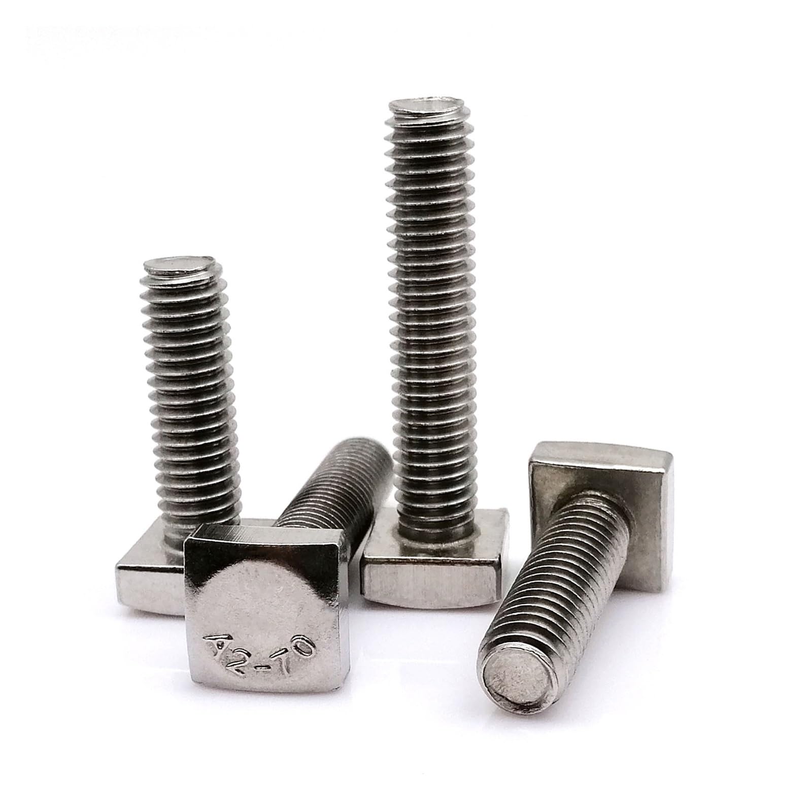 2 pz M6/M8 Lunghezza = 8-80mm GB35 304 A2-70 Piatto in Acciaio Inox Quadrato Quadrato Quadrato Tipo di Testa Vite di Macchina Bullone(60mm,2pcs M8)