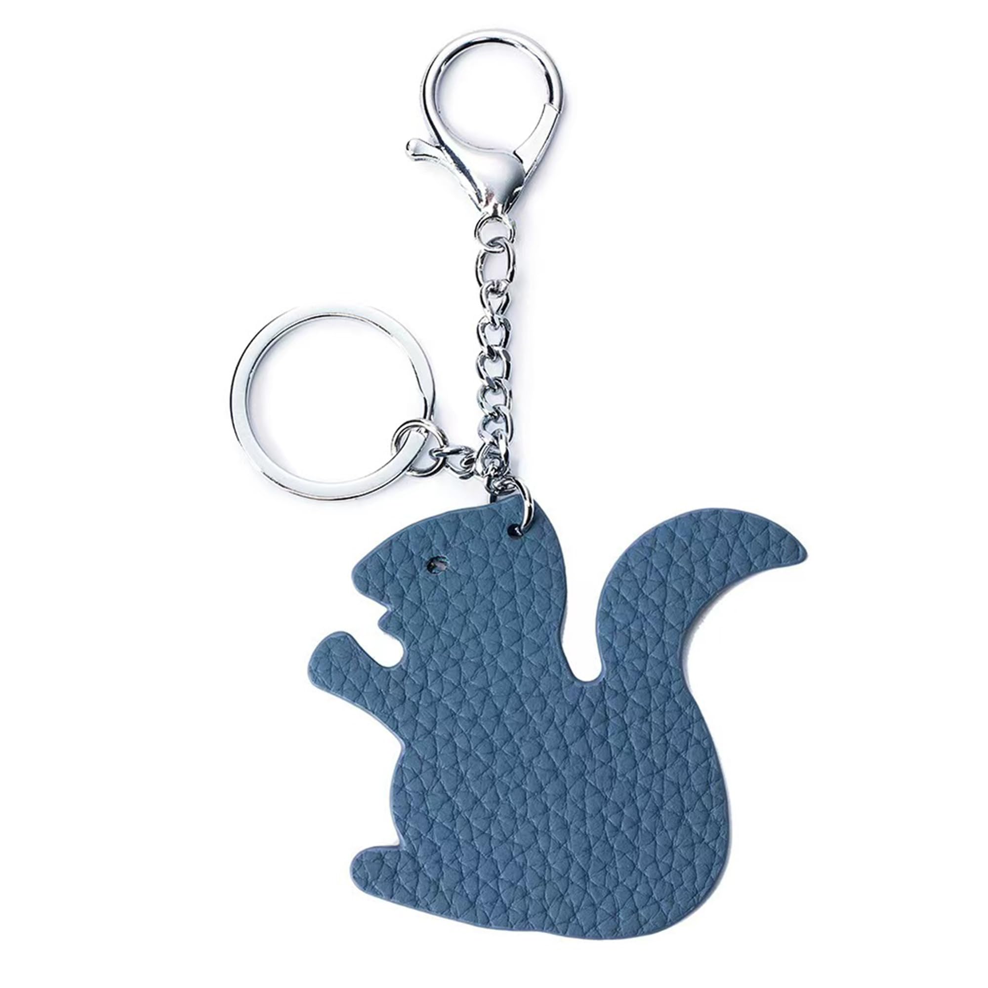 Fuerxy Leather Bag Charm, Cute Animal Charm for Purse Handbags Bag Accessories Squirrel Key Charms