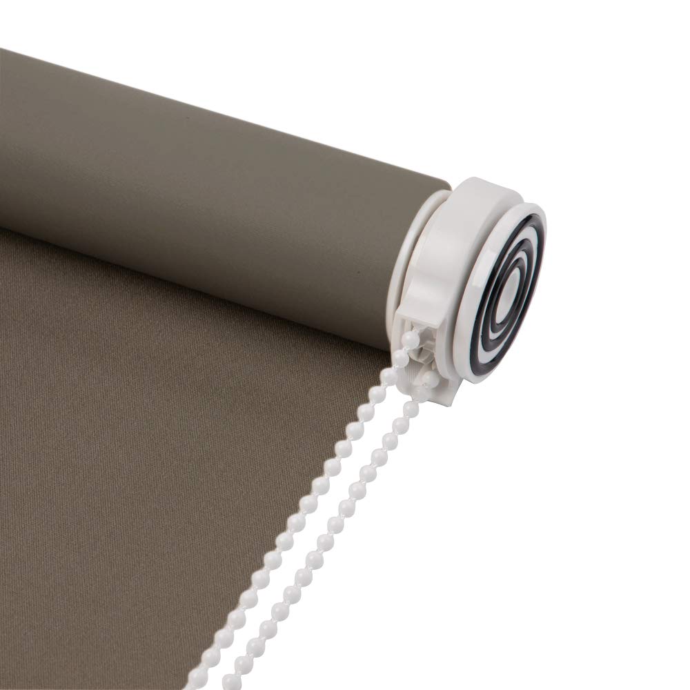 Skansen Tension Roller Blinds Blackout Fabric Custom Made Any Size from 20-90 inch Wide Energy Saving Block 100% Light Window Shades for Home, Hotel,