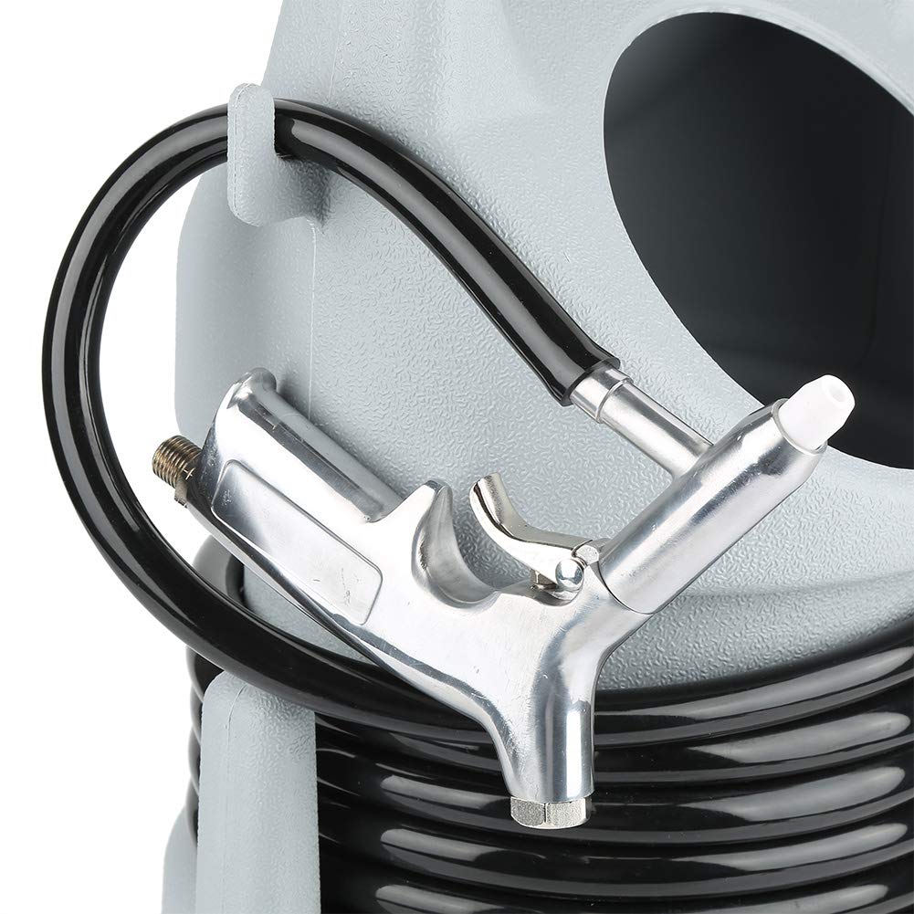 Portable Pneumatic Sand Blaster Kit Sandblasting 15ft Hose 50 lb. Hopper Aluminum Wear Resistant for Small Medium Sandblasting Operations