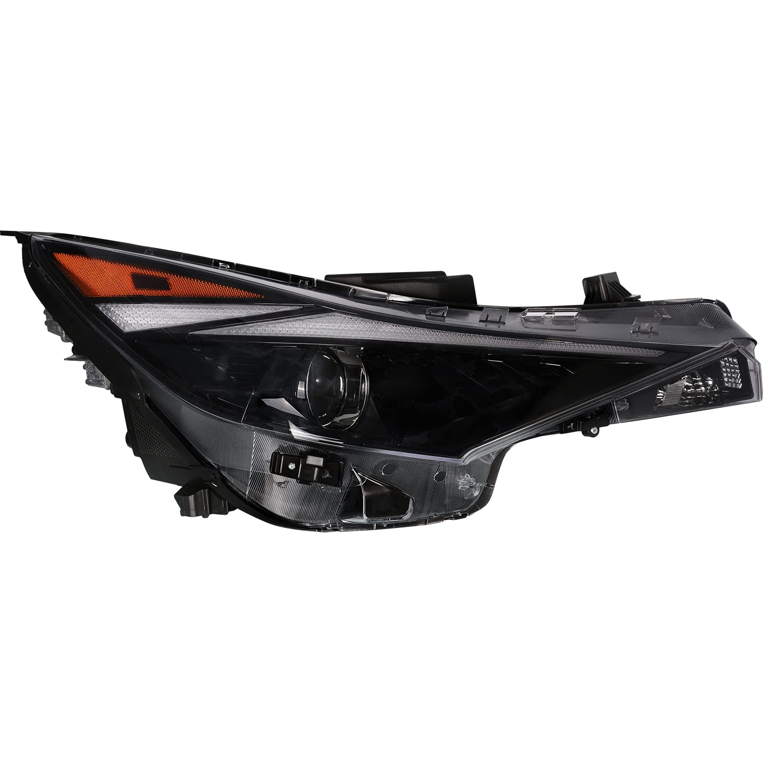 JSBOYAT Halogen Headlight Assembly Compatible with 2021-2022 Hyundai Elantra w/LED DRL, Right Passenger Side