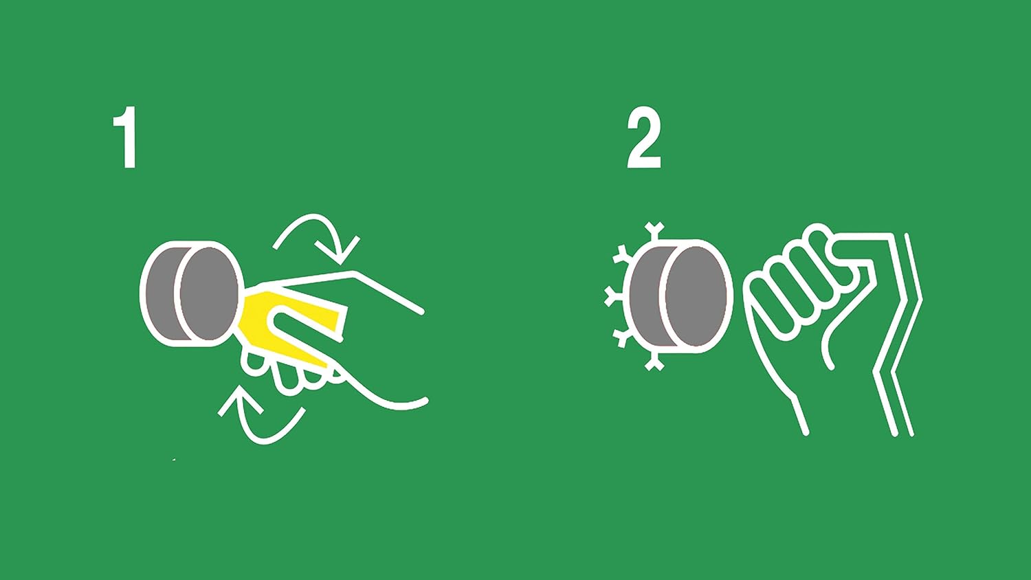 Break Glass Emergency Equipment by SafeTSystems - Fixed in place specialist window breaker for emergency escape from buildings and homes with toughened glass doors, walls or windows. (White)