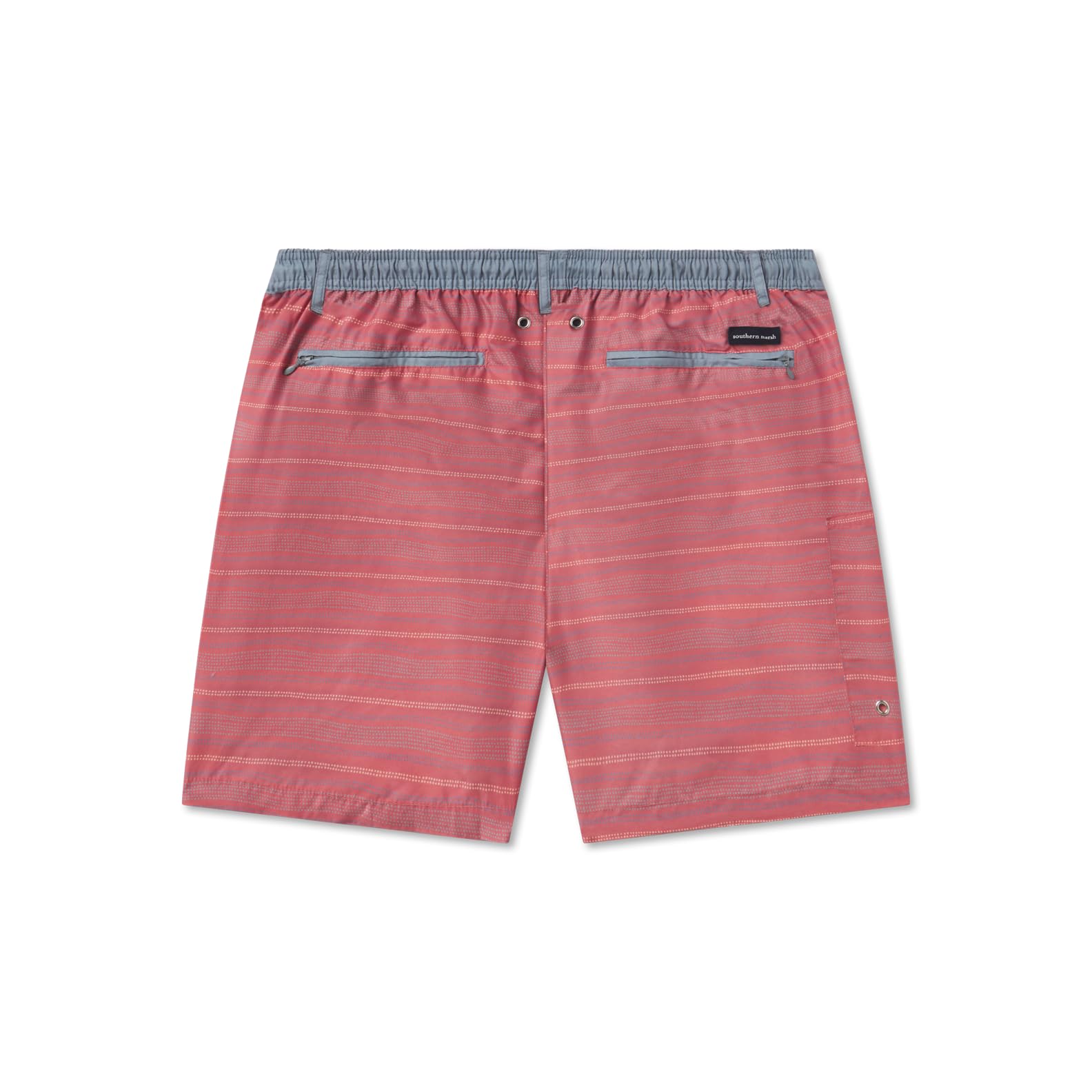 Southern Marsh Dockside Swim Trunks - Mayan Dot, Washed Red, Large