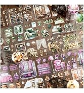 Amazon.co.jp: Ta Merry シール コラージュ 素材 マスキングテープ