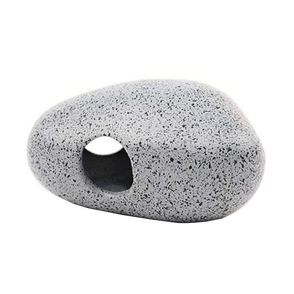 Aquarium Decoration Rock Caves, Stackable Ceramic Shelters, Breeding Tube, Hiding Cave, Hideaway for Shrimp Cichlid Hiding Breeding Spawning, Great for Territorial Fish