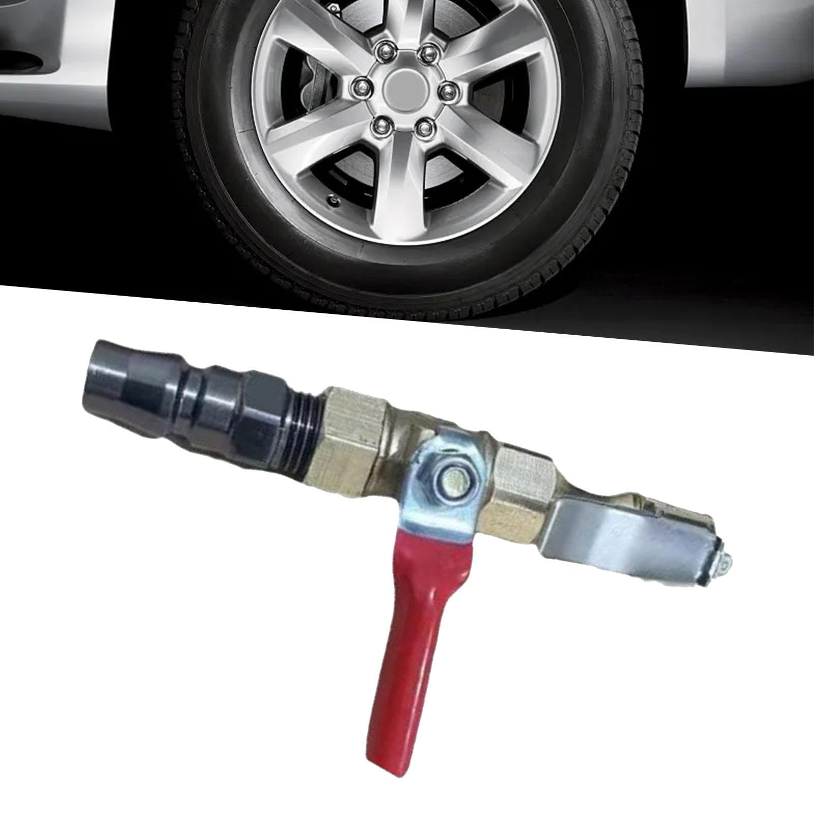 Set di 6 Ugelli per Il Gonfiaggio di Pneumatici con Raccordo Rapido in Metallo per Un Utilizzo Preciso E Controllato con Il Compressore D'aria per, 5 pezzi
