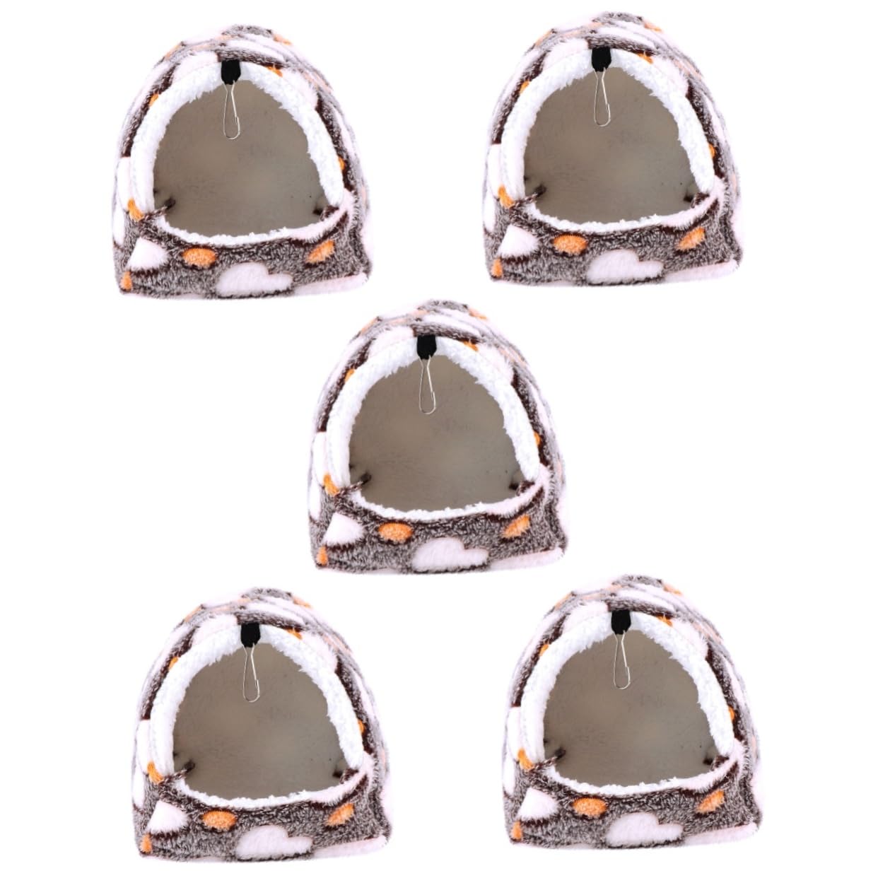 ABOOFAN 5stücke Hängematte Für Hamster Und Kleintiere Warmes Bequemes Bett Aus Baumwolle Mit Haken Für Zwerghamster Chinchillas Und Meerschweinchen Geruchlos Und Sicher