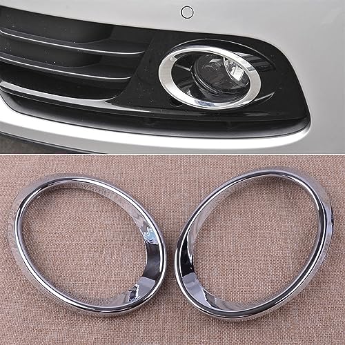 Grille de boîtier de phare antibrouillard Q5 avec garniture chrome 2 psc - 3