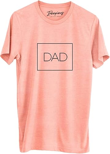 Inkopious Camiseta para papá - Regalo para el día del padre por primera vez - Unisex con cuello redondo pequeño, color gris