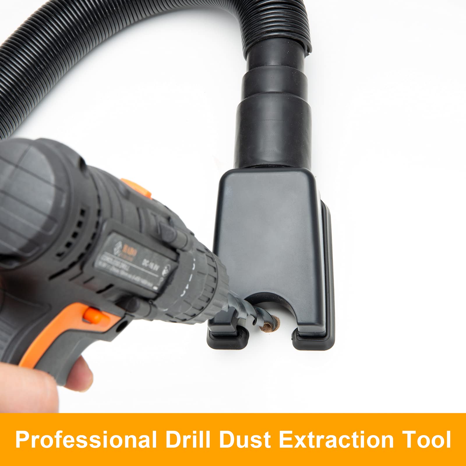 Hands-Free dust Collectors,Dust Collector Dust Extraction Tool,Effectively Remove Dust and Debris from Drill Hole 1