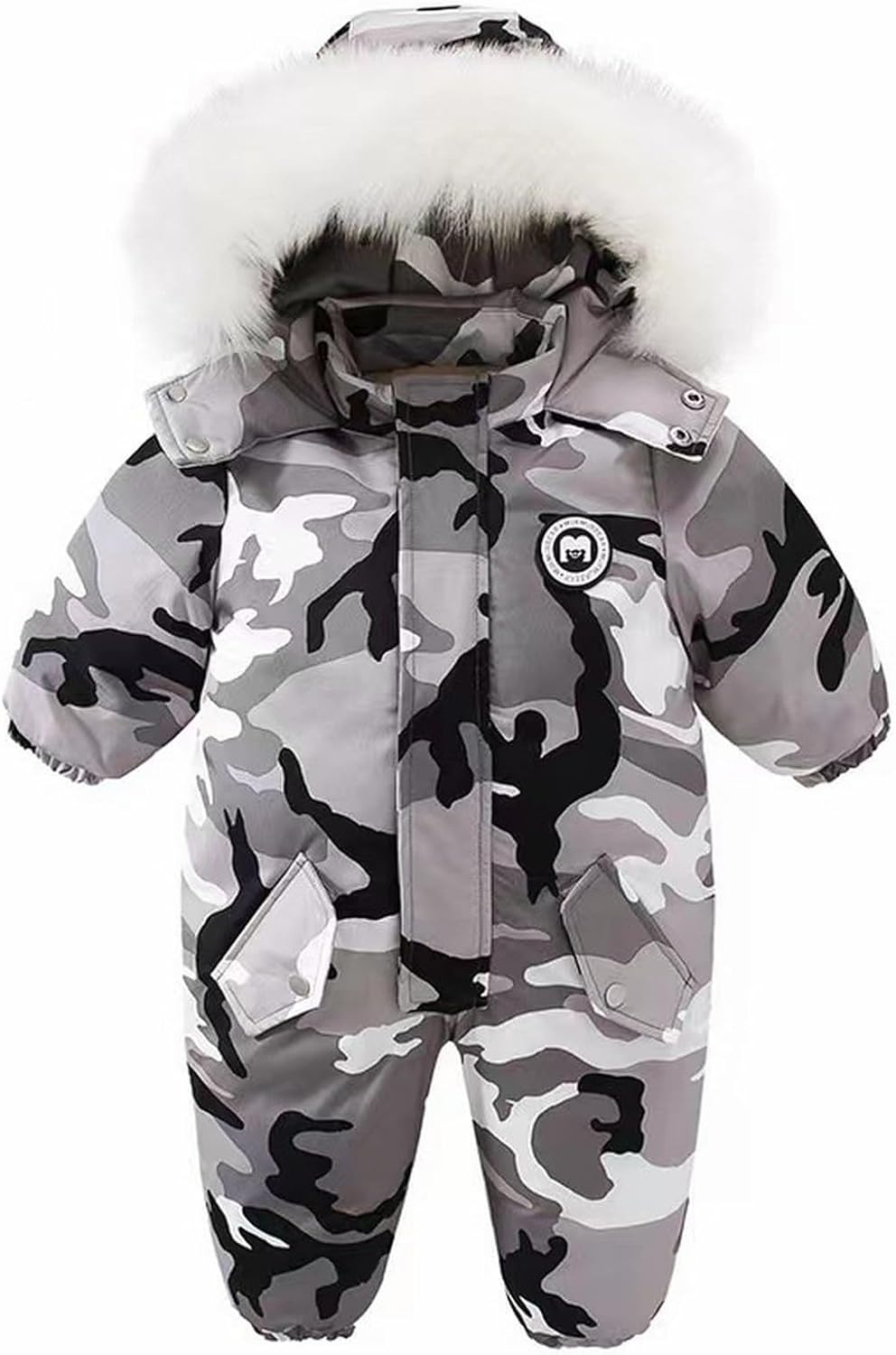 Baby Camouflage Snowsuit One Piece Toddler Snow Suit Winter Ski Sled Hooded Puffer Jacket Kids Snowboarding Coveralls Baby Camouflage Snowsuit One Piece Toddler Snow Suit Winter Ski Sled Hooded Puffer Jacket Kids Snowboarding Coveralls