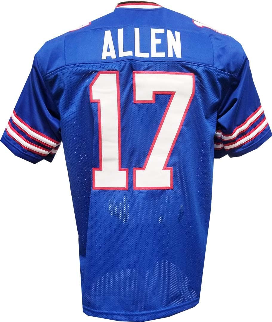Custom Stitched Blue Josh Allen Youth Jersey Size Youth Medium