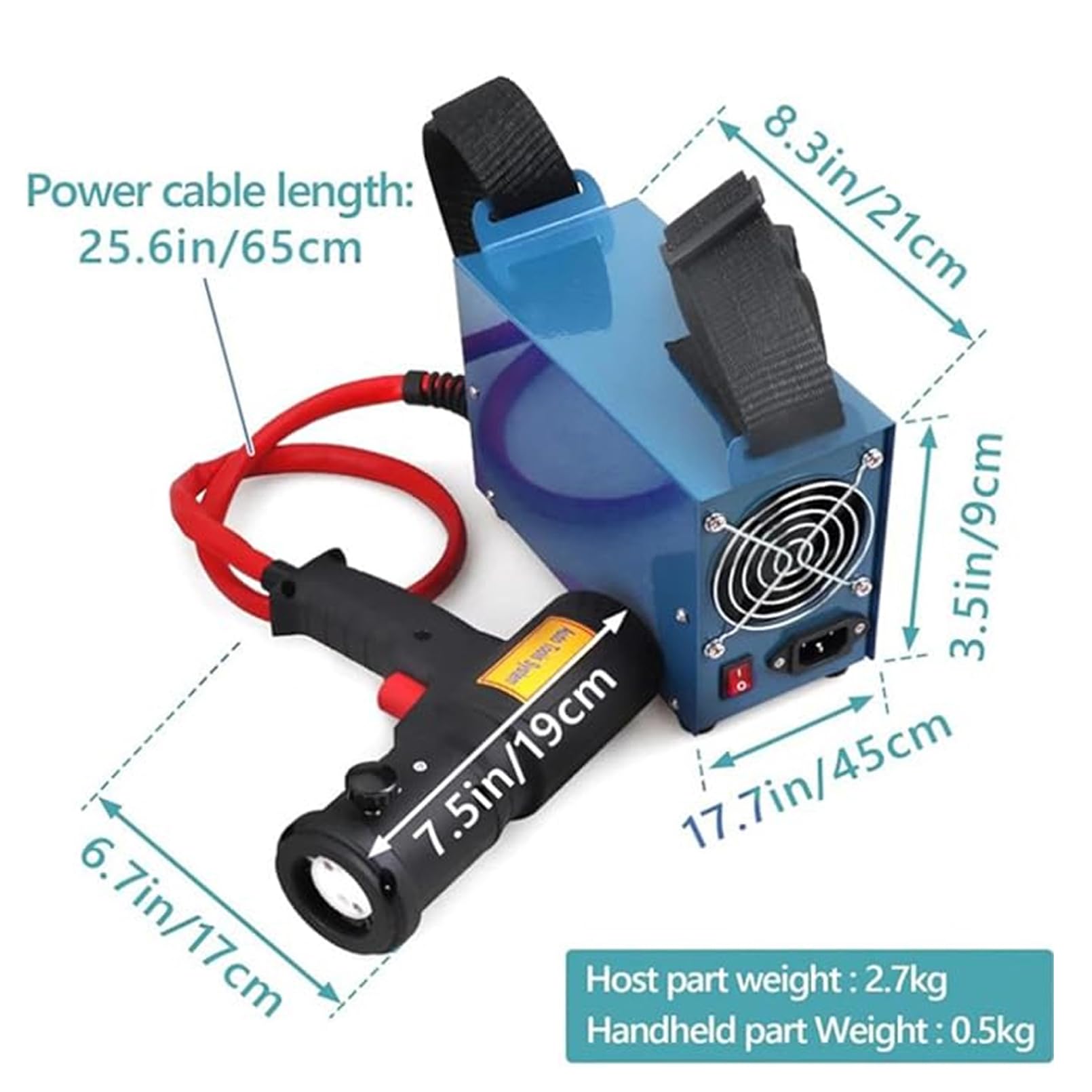 Elektryczny magnetyczny nagrzewnica indukcyjna 1500 W, zestaw narzędzi z 4 cewkami, przenośna ręczna śruba do usuwania zardzewiałych śrub, napinacz nakrętek