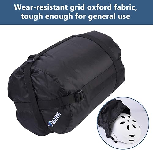 Miniatura 2 de [Ligero y resistente] Yosoo - Saco de compresión para mochileros, viajes, rejilla de nailon, bolsa de compresión Oxford, paquete de 2 unidades