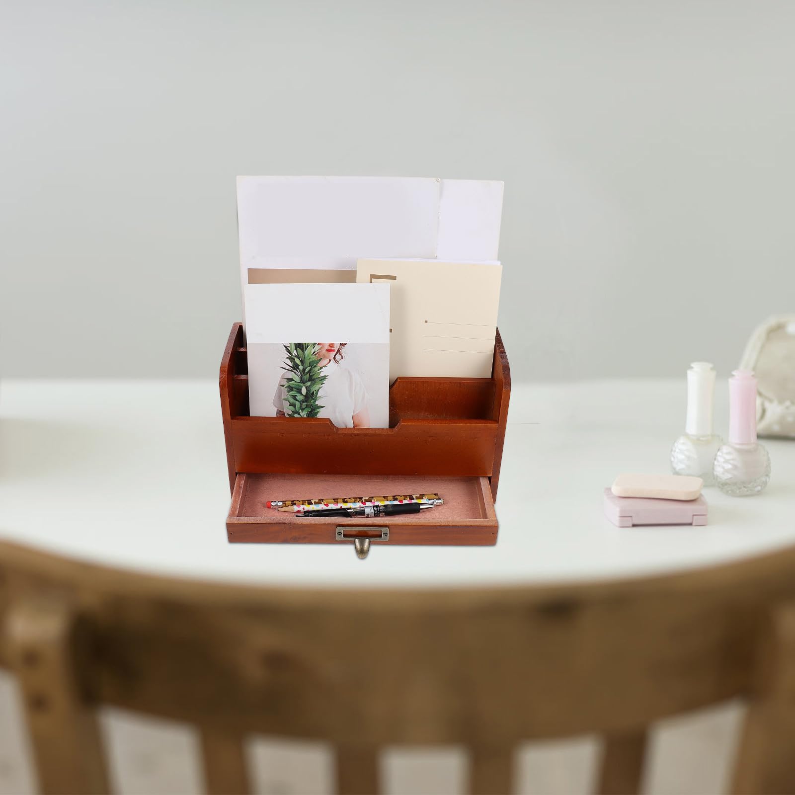 PRETYZOOM Schubladen Aufbewahrungsbox mit Multifunktionalem Design und Großem Fassungsvermögen für Schreibtisch und Büroorganisation