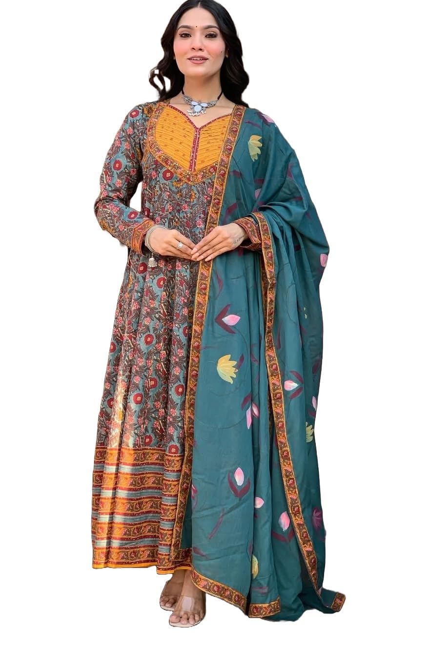 klosia Women's Viscose Kurta and Pant with Dupatta Set-picture-56