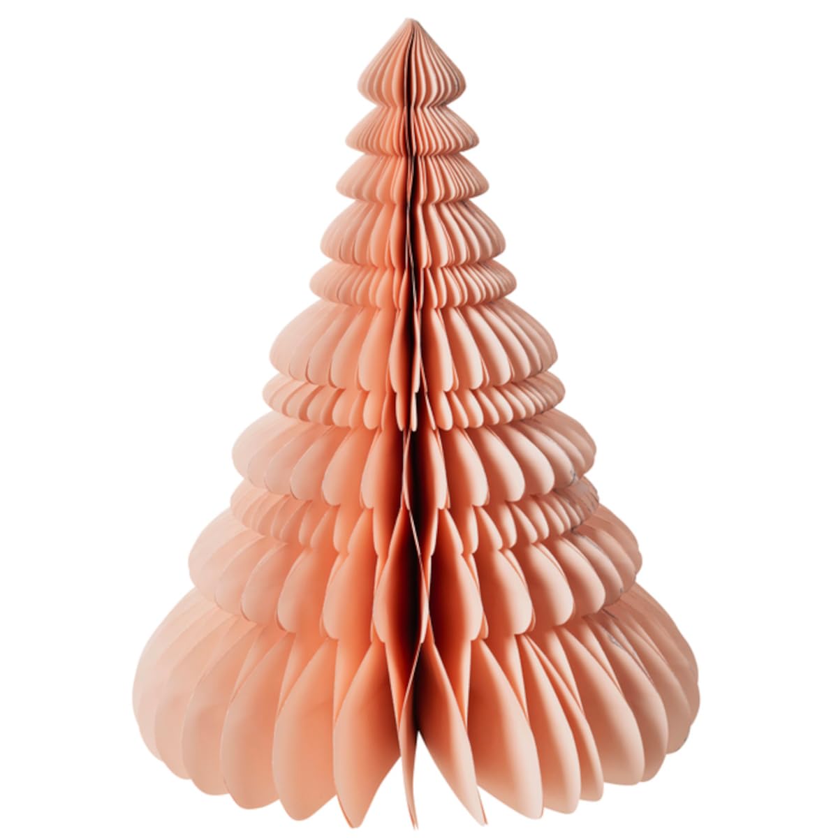 Broste Copenhagen Dekofigur BAUM - Papier mit Silberglitzer, dusty pink, Honeycomb
