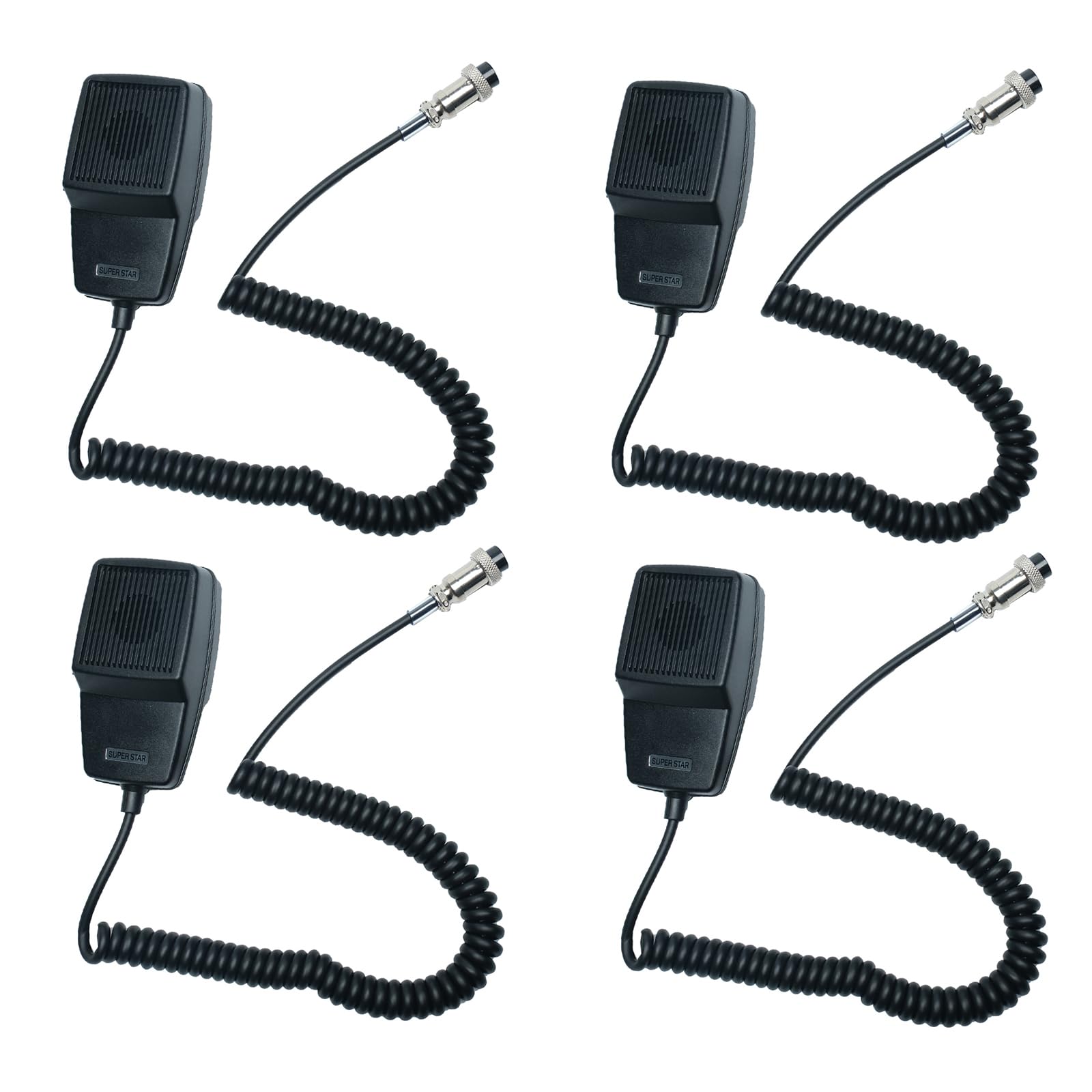 CB Microphone DM507 4 Pin Mic Compatible with Cobra/Uniden 4Pack