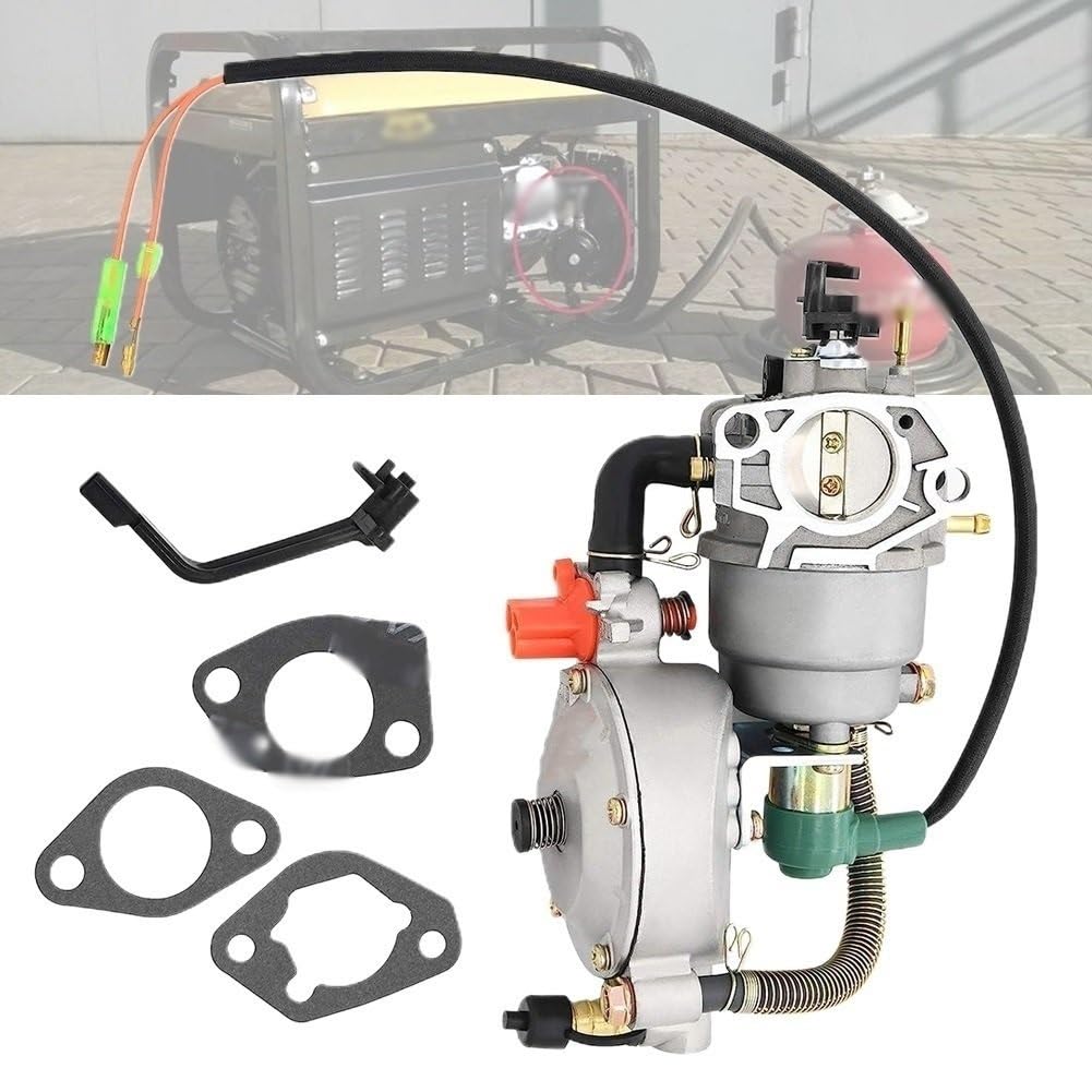 Carburador De Combustible Dual, Generador Gas Conversión De GLP para GX390 188F 4,5-5,5 KW, Piezas del Generador De Carburador De Combustible Dual Carburador Moto