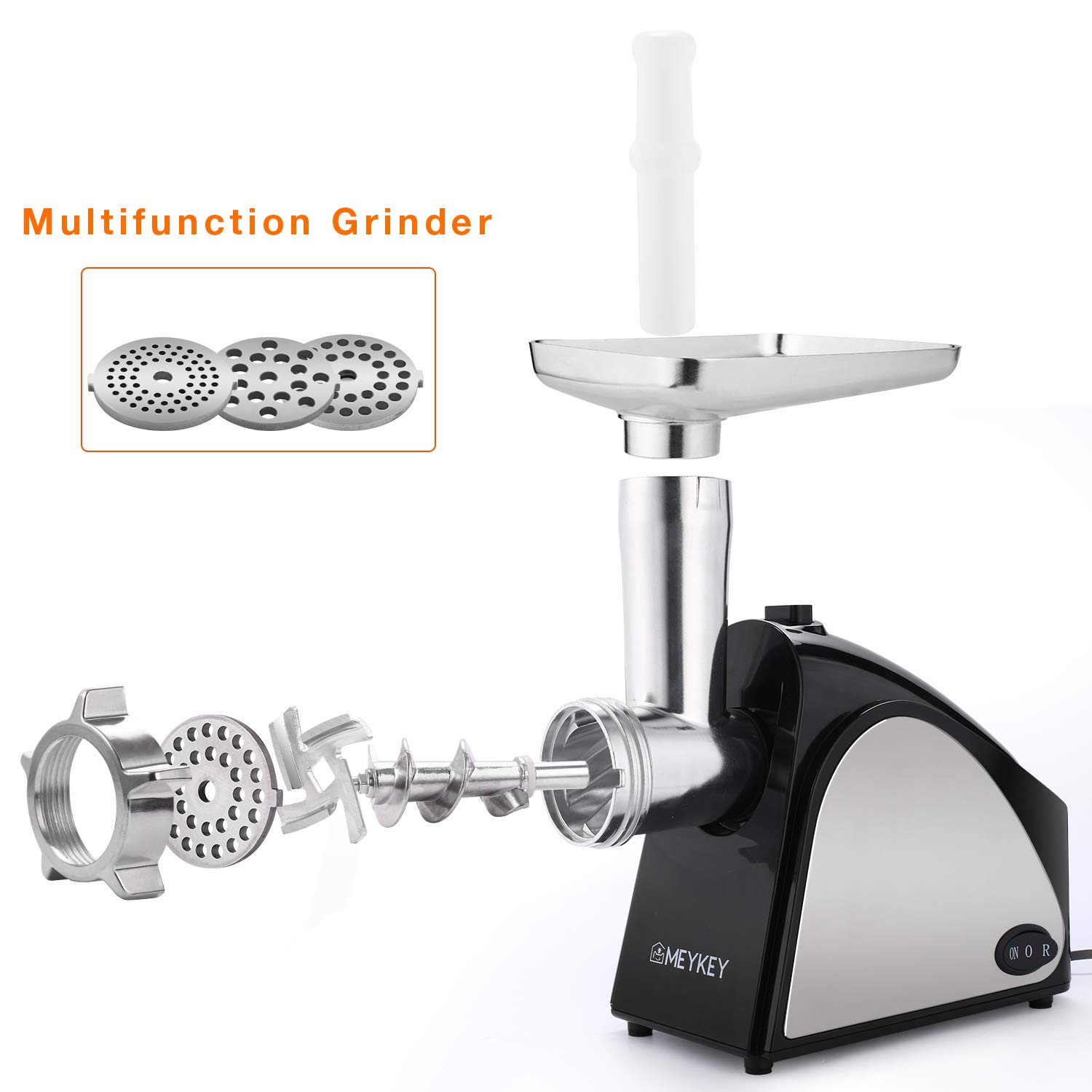 Tritacarne Elettrico AAOBOSI 3000W - Display LED, 3 Velocità, Anti-Ostruzione, Per Salsicce E Kibbe - Foto 12