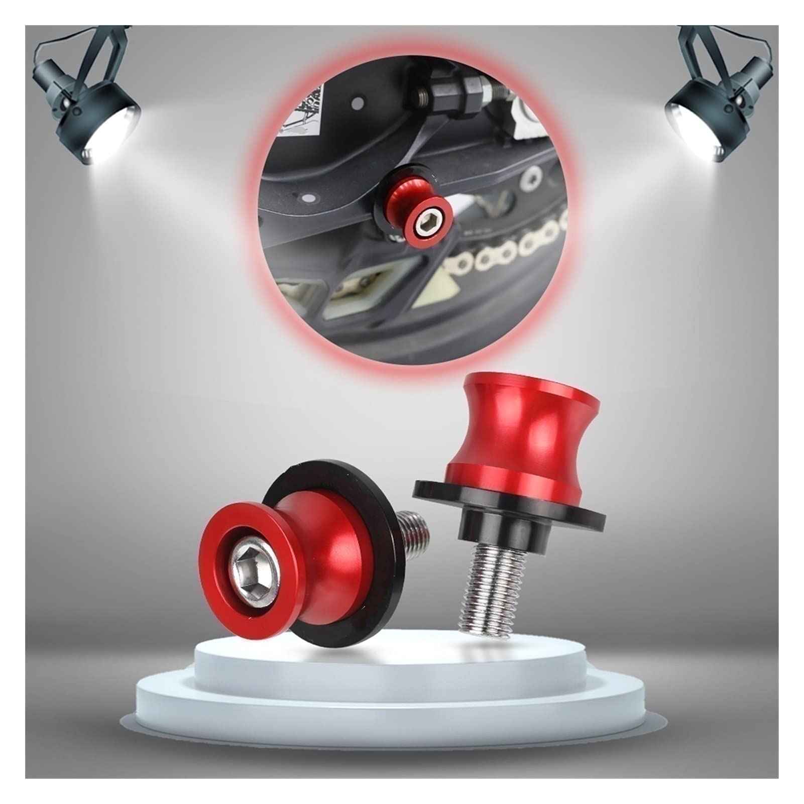 Amazon.com: Motorcycle Swing Arm Spool For Kawasak-i ZX6RR 1998