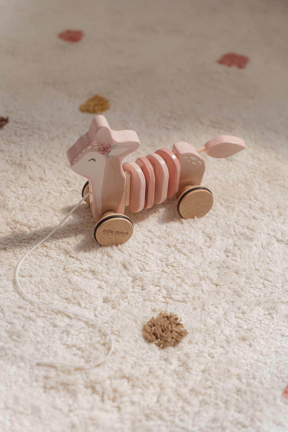 Little Dutch Nachziehtier aus Holz Baby REH - Fairy Garden