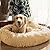 MFOX Calming Dog Bed (L/XL/XXL/XXXL) for Medium and Large Dogs Comfortable Pet Bed Faux Fur Donut Cuddler Up to 25/35/55/100lbs