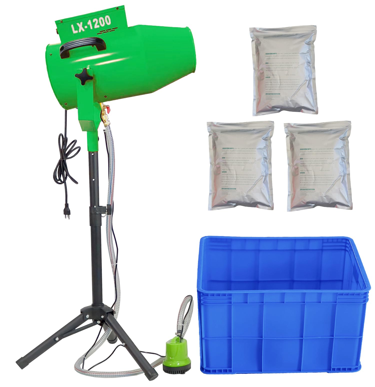 LANGXUN 2025 Upgrade Foam Machine for Party, 1200W High Power Foam Cannon Bubble Machine, Outdoor Summer Pool Party Water Toys for Adults & Kids, Birthdays Celebrations and Backyard Events