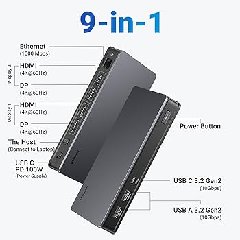 Amazon.com: UGREEN Revodok Pro 209 USB C Docking Station