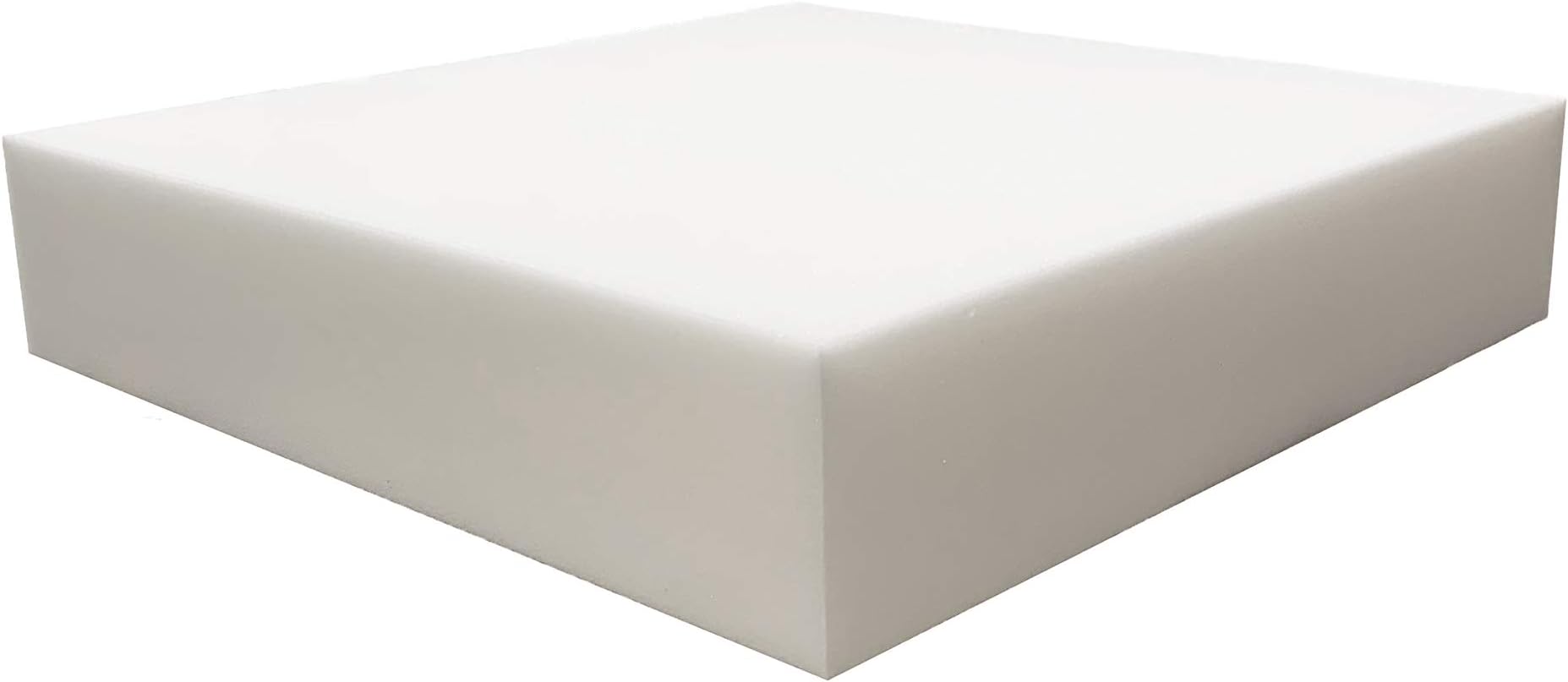 FoamRush 6" x 24" x 27" Upholstery Foam High Density Firm Foam Soft Support (Chair Cushion Square Foam for Dinning Chairs, Wheelchair Seat Cushion Replacement)
