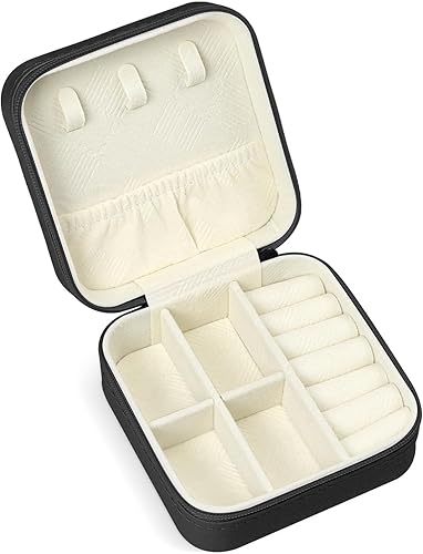 Estuche de joyería de viaje, caja de joyería de viaje, mini estuche de joyería de viaje, estuche organizador de joyas, cajas organizadoras de