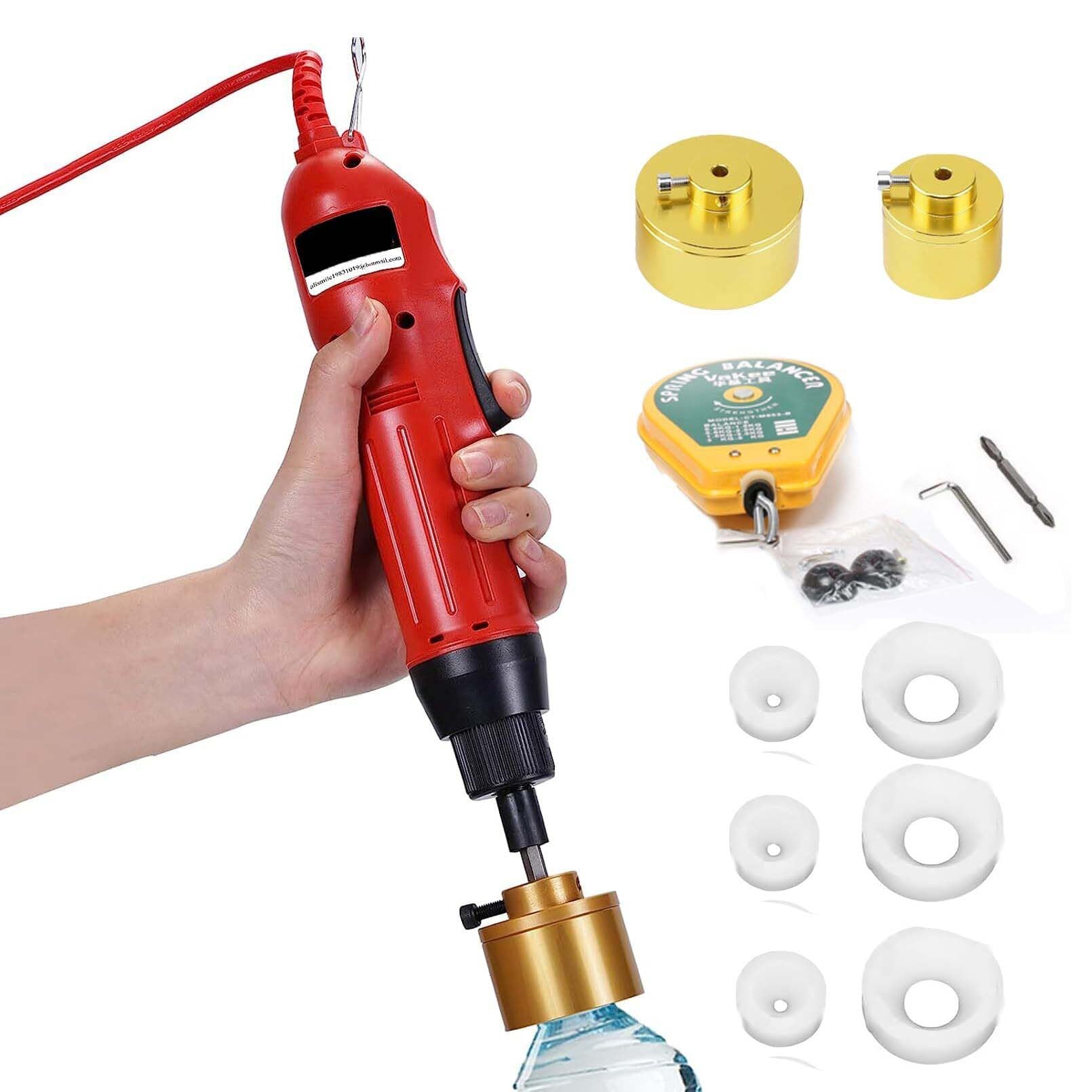 Machine de capsulage de bouteilles électrique pour bouchons de 10 à 50 mm