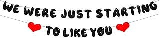 We Were Just Starting To Like You Banner Going Away Party Banner Moving Party Decorations Supplies Retirement Party Banner Farewell Party Decor