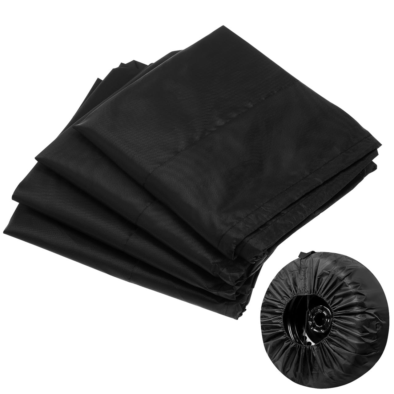 4piezas Funda Rueda Repuesto Oxford Protector Solar Neumáticos Protector Llanta