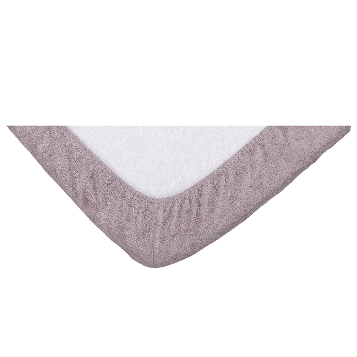 Eveil et Nature - Sábana ajustable para cambiador (elástica), color gris
