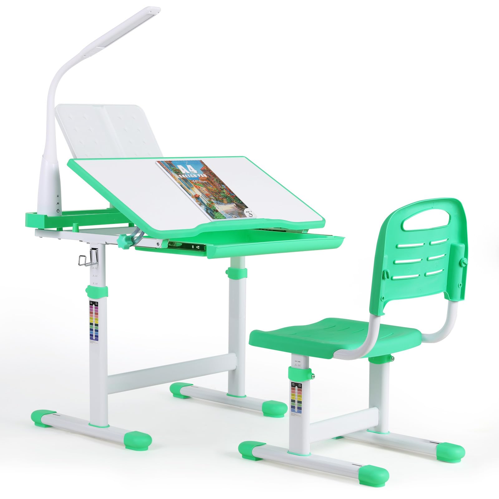 Amazon.com: MAMIZO Kids Desk and Chair Set, Children School Study