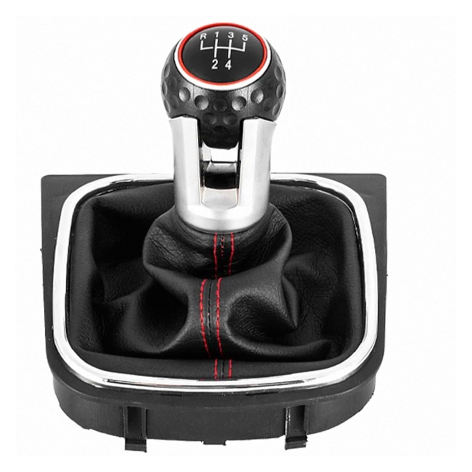 MKGKACVCPT Gear Shifter Knob for VW for Golf for Jetta MK5 MK6 Red Upgrade