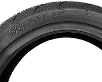 Vista 5 de MMG Juego de 2 neumáticos 120/70-12 sin cámara delantera o trasera motocicleta scooter ciclomotor