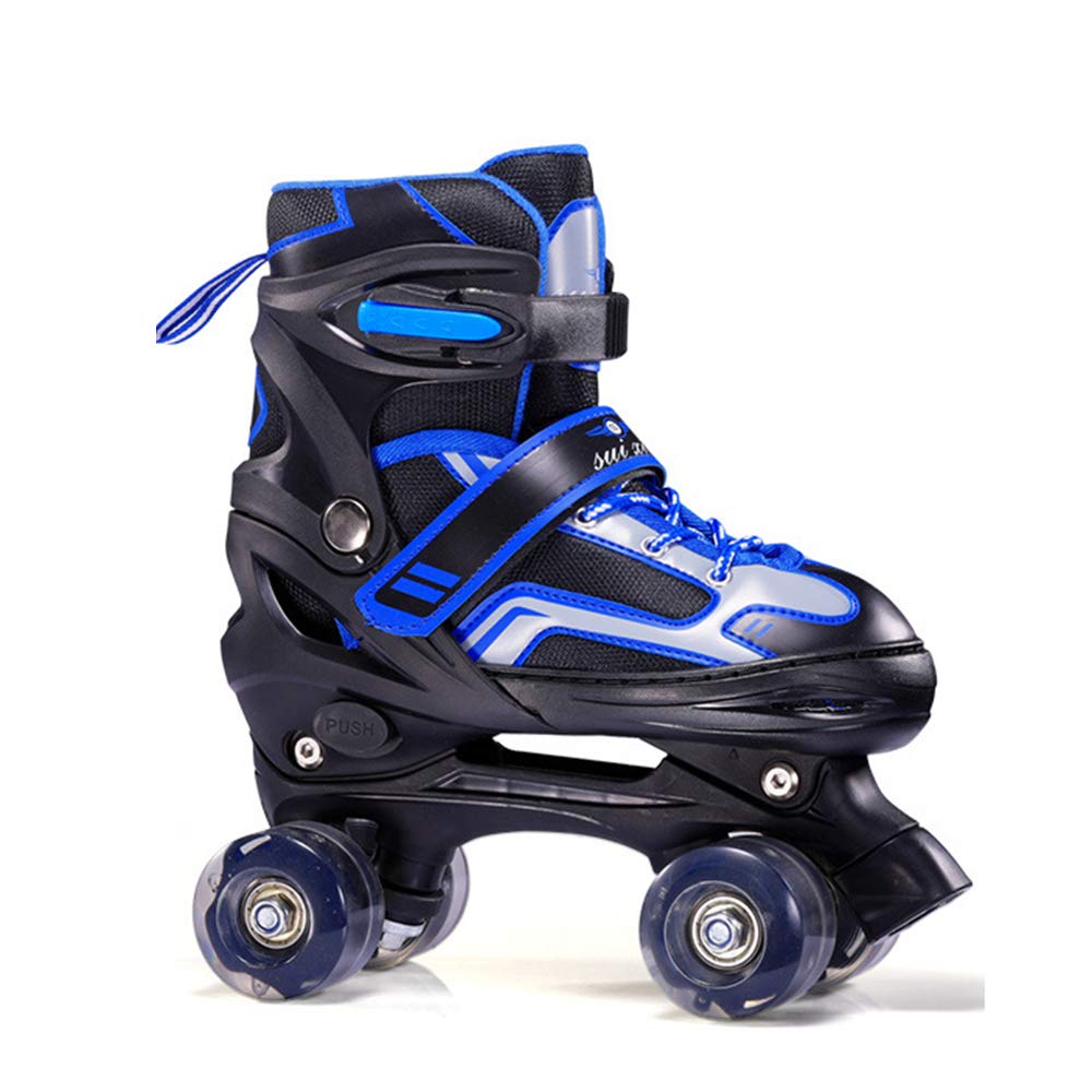 Patins à Roulettes à Roulettes Pour Filles Et Garçons, Avec Taille Réglable, Double Freins, Roues Lumineuses Et équipement De Protection, Chaussures à Roulettes D'équilibre à 3 Points Pour Débutants