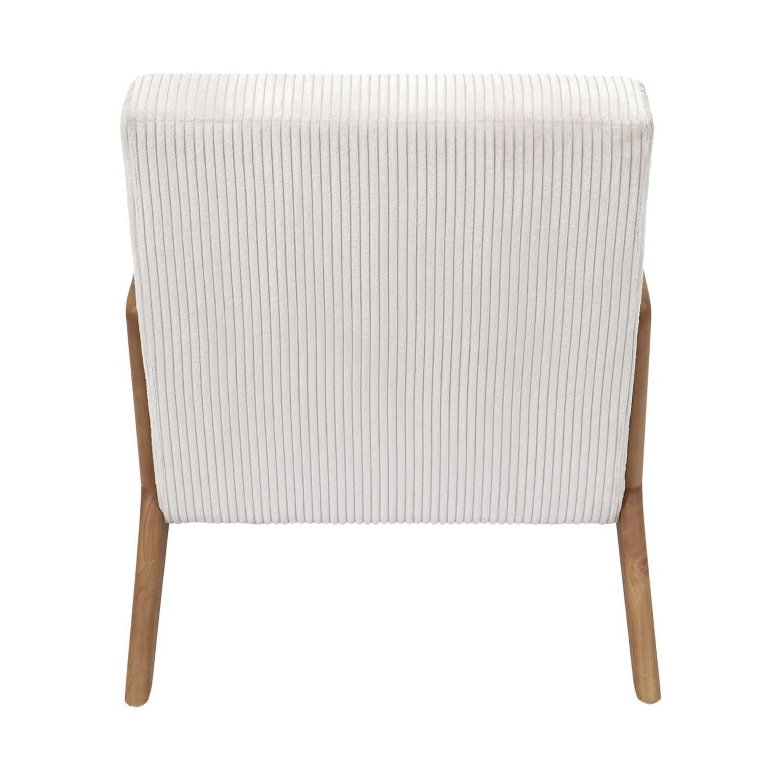 HOME DECO FACTORY, HD0349, Fauteuil Salon Cotele Scott Beige, Softness, Mobilier, Assise, canapé et Fauteuil, 64,5x75x86 cm, Hauteur Assise 43 cm, Beige | Métal et velours côtelé, fauteuil Scott, collection Softness, assise confortable, salon, 64,5x75x86