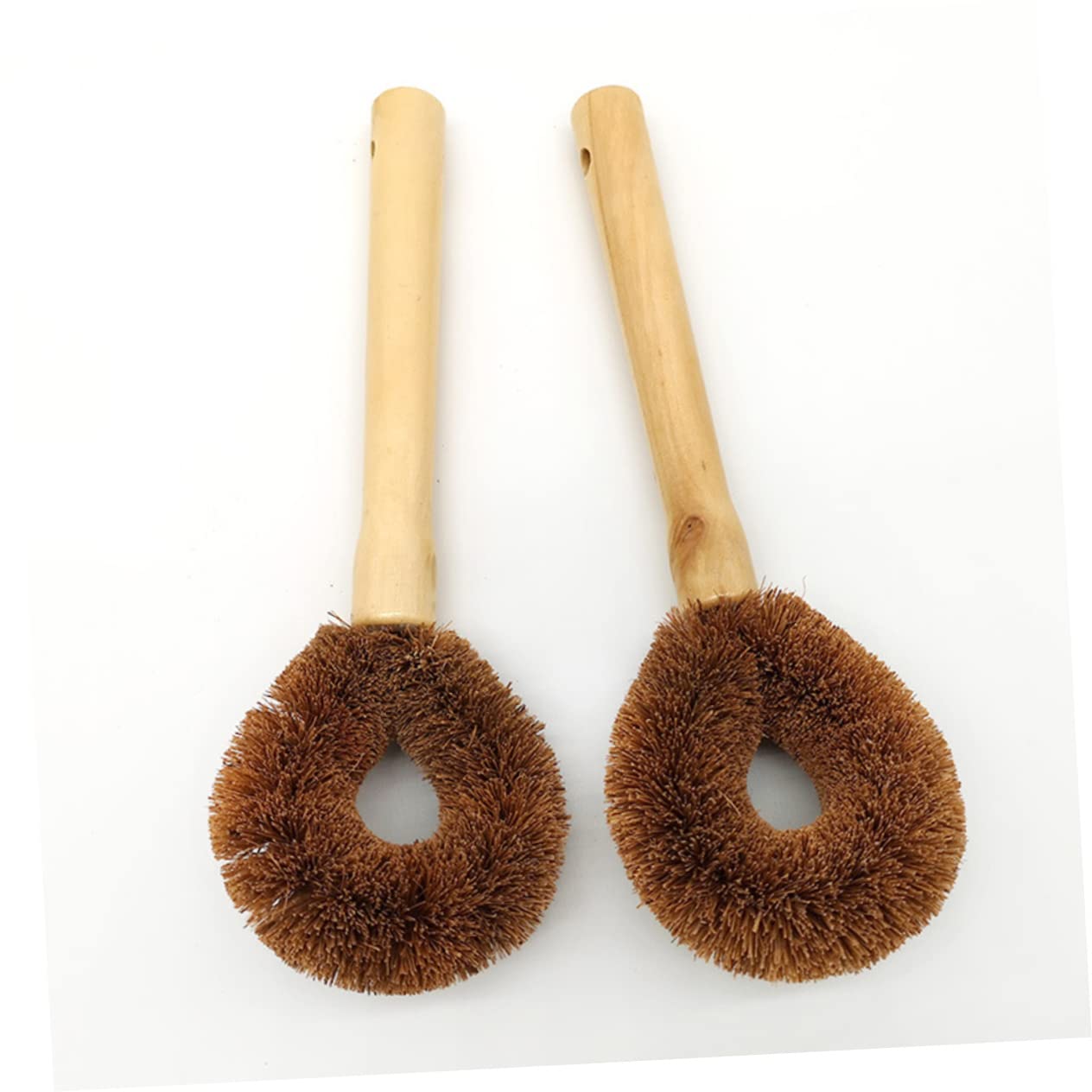 Lot de 20 brosses de Nettoyage à Long Manche pour Wok, de Nettoyage pour évier, brosses à récurer pour poêles, casseroles et Plats avec poignée en Bois